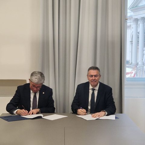 Ректорът на МГУ преподписа Алианса на минните университети в Европа Ректорът на МГУ преподписа Алианса на минните университети в Европа 1