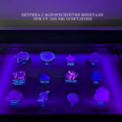 Нова витрина с луминесцентни минерали - 1